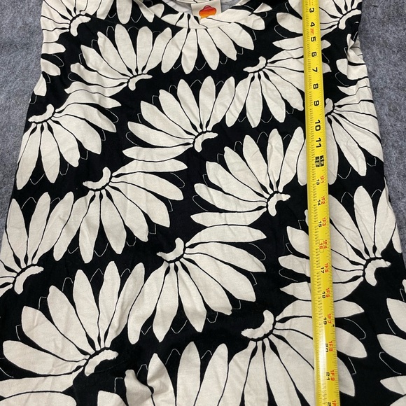 Farm Rio Women’s Black White Daisy Floral Sleeveless Top Blouse Size M Cotton - Picture 7 of 7